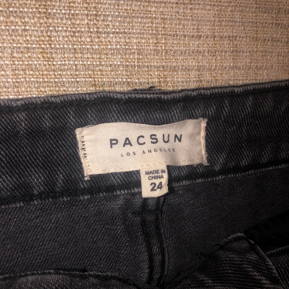 Black Denim Skirt - Picture 3 of 3